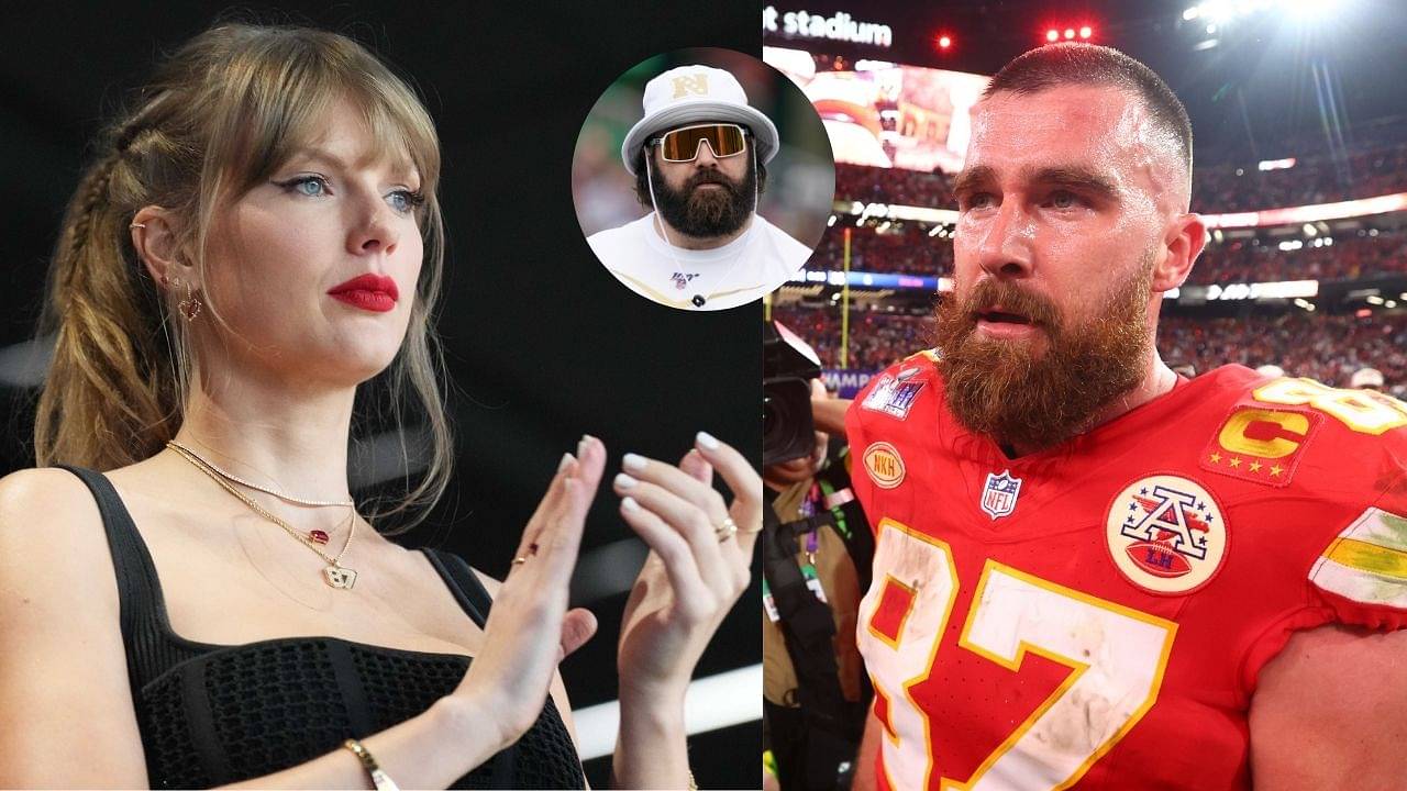 Jason Kelce Tells Shaquille O'Neal How Travis Kelce Also Deals With the Dark Side of Dating Taylor Swift: "Had to Move Out of His House"