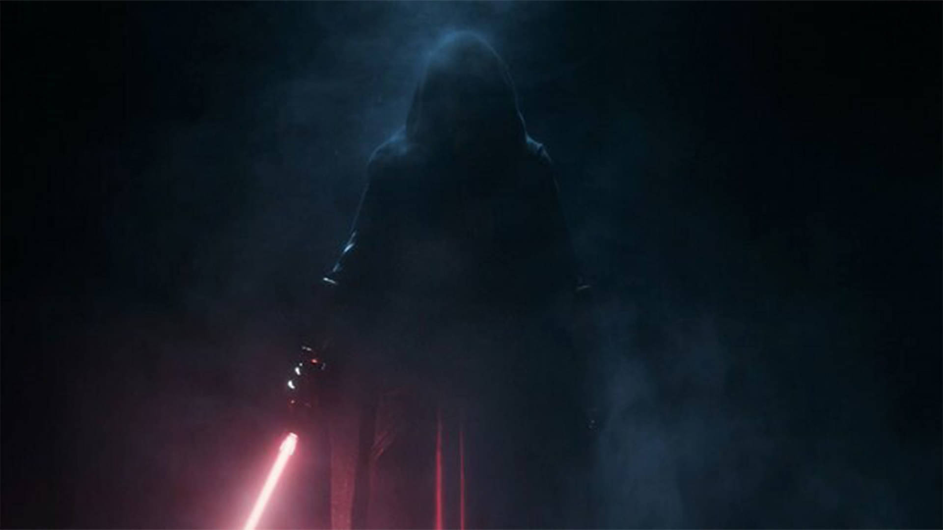 A Sith Lord in an enigmatic smoke screen