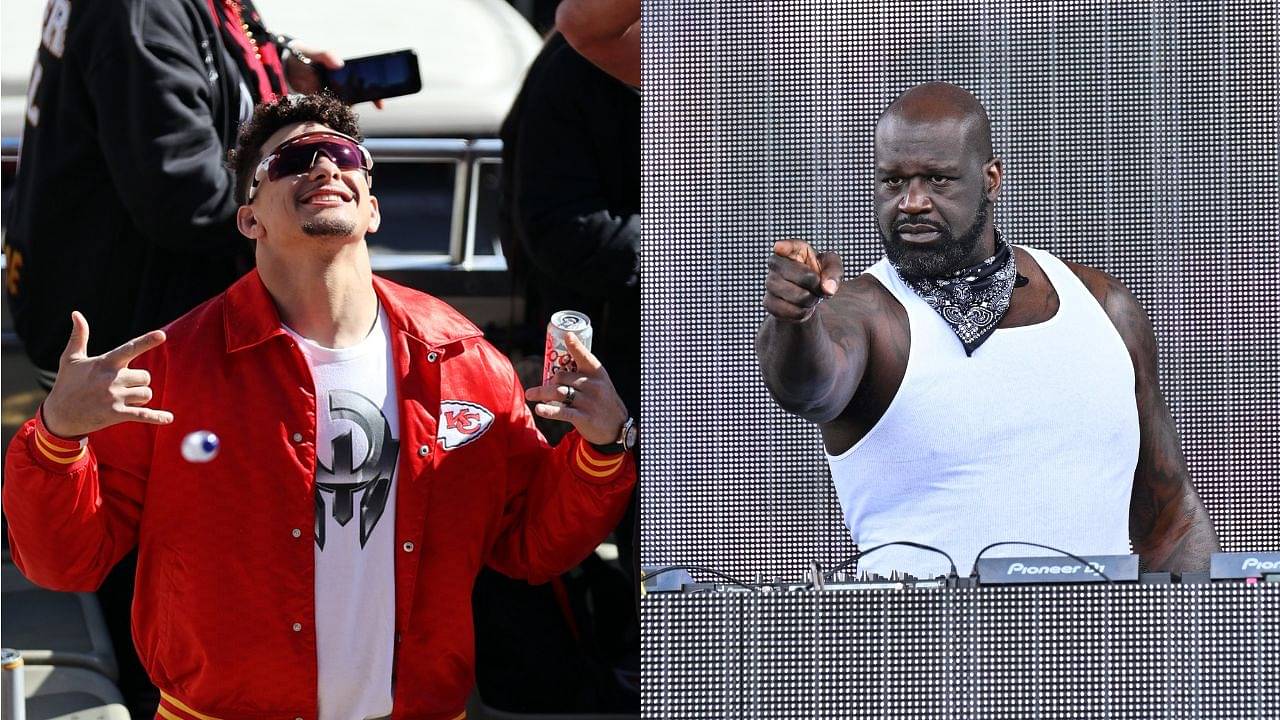 "Throwback to Patrick Mahomes Hoopin": Shaquille O'Neal Digs Up Rare Footage of NFL Superstar Showing Off Basketball Skills